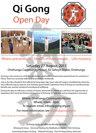 Qi Gong & Chinese Medicine Association Open Day